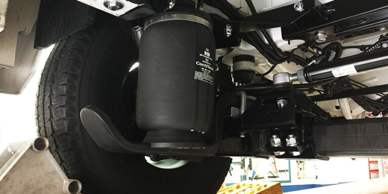 Instalación de Suspensión Neumática integral VB FullAir para autocaravanas